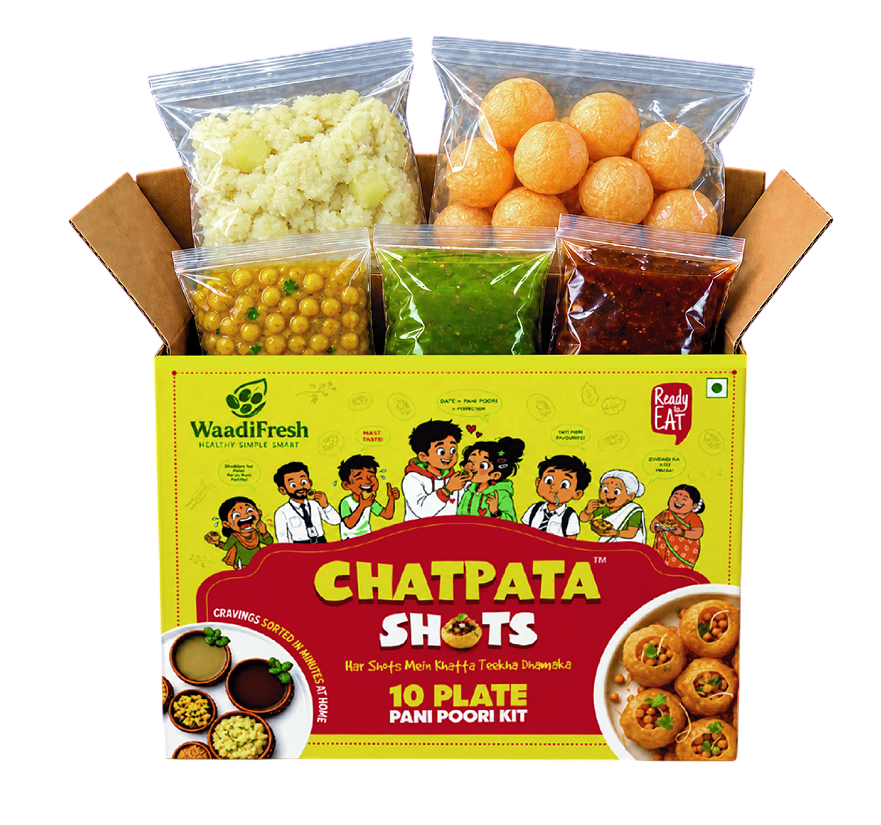 Chatpata Shots box angle view