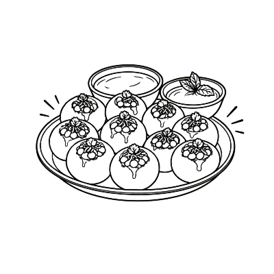 Serves 10 Plates